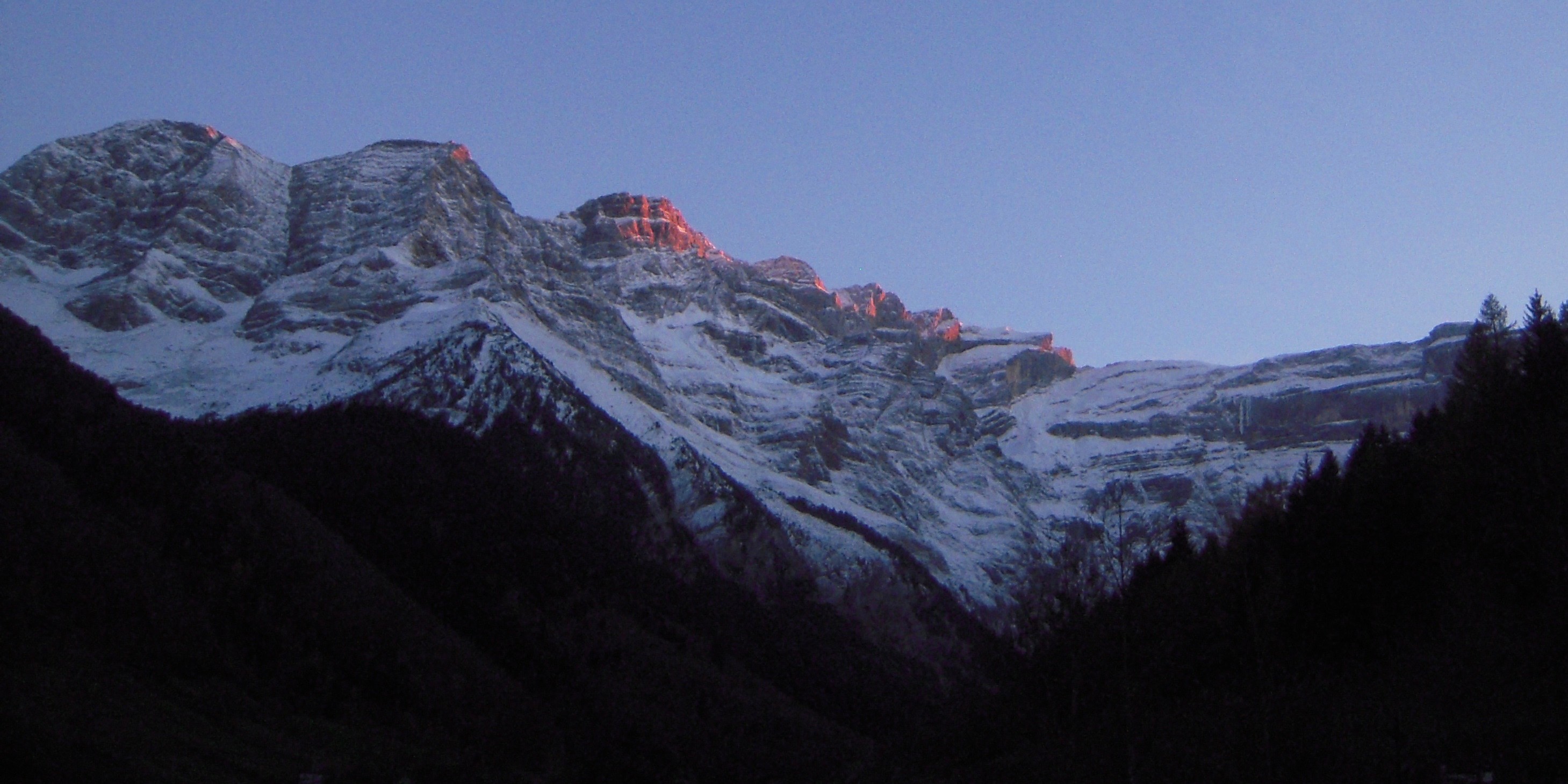 La nieve esta llegando....